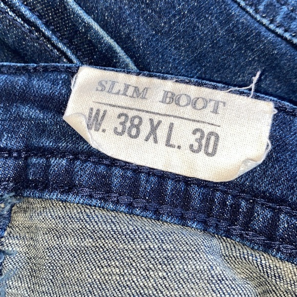 TK AXEL | MEN SLIM BOOT JEANS SIZE W38 XL . 30 - Picture 3 of 7